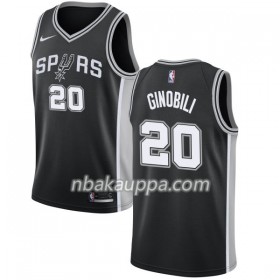 San Antonio Spurs Manu Ginobili 20 Nike 2017-18 Musta Pelipaidat Swingman - Miesten